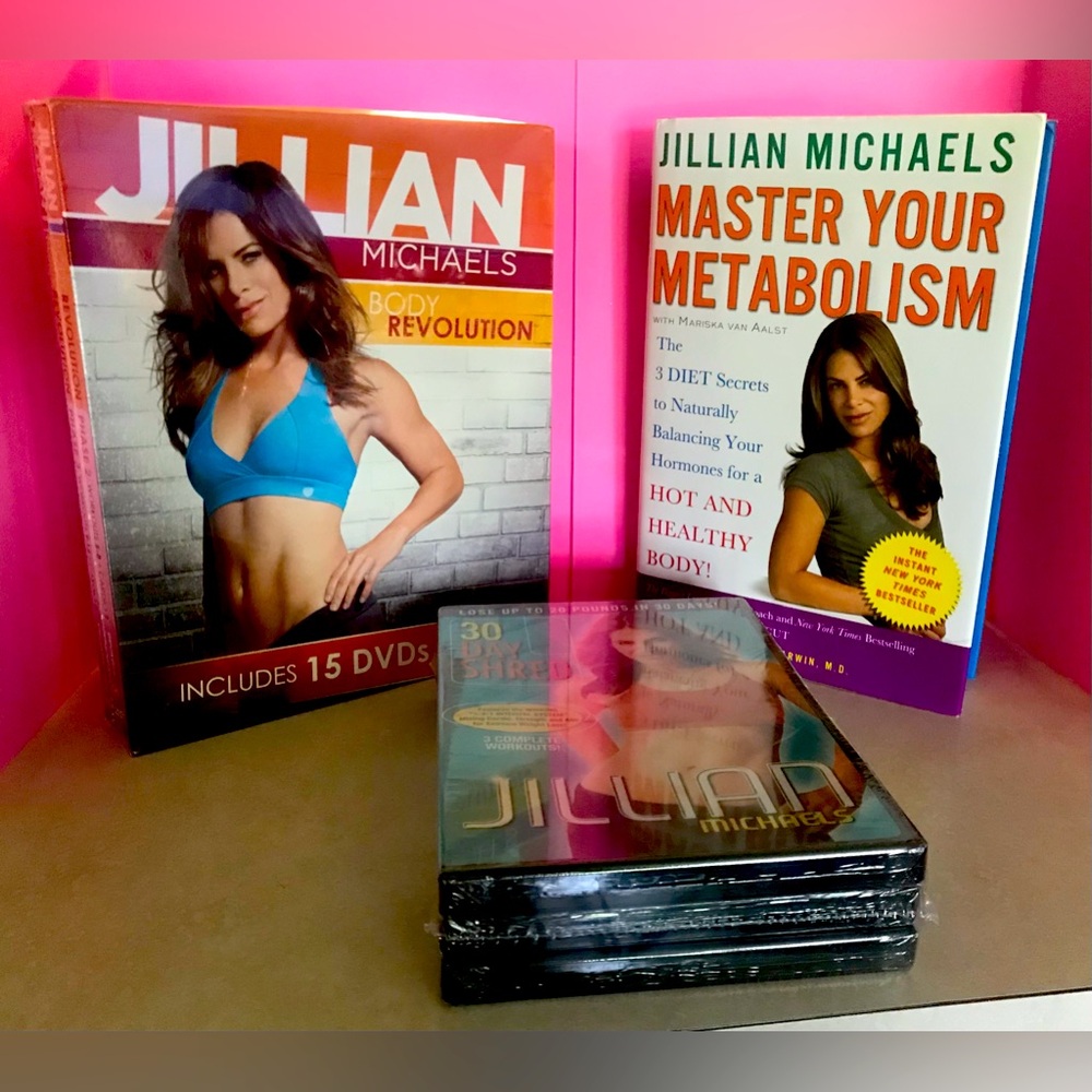 Jillian Michaels Workout Dvds and Book